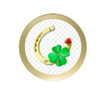 Glastrophäe 136-4 Schild & Emblem - 18 cm / Blau