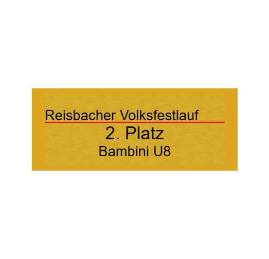 Gravurschild Gold selbstklebend - Gold / 50 x 20 mm