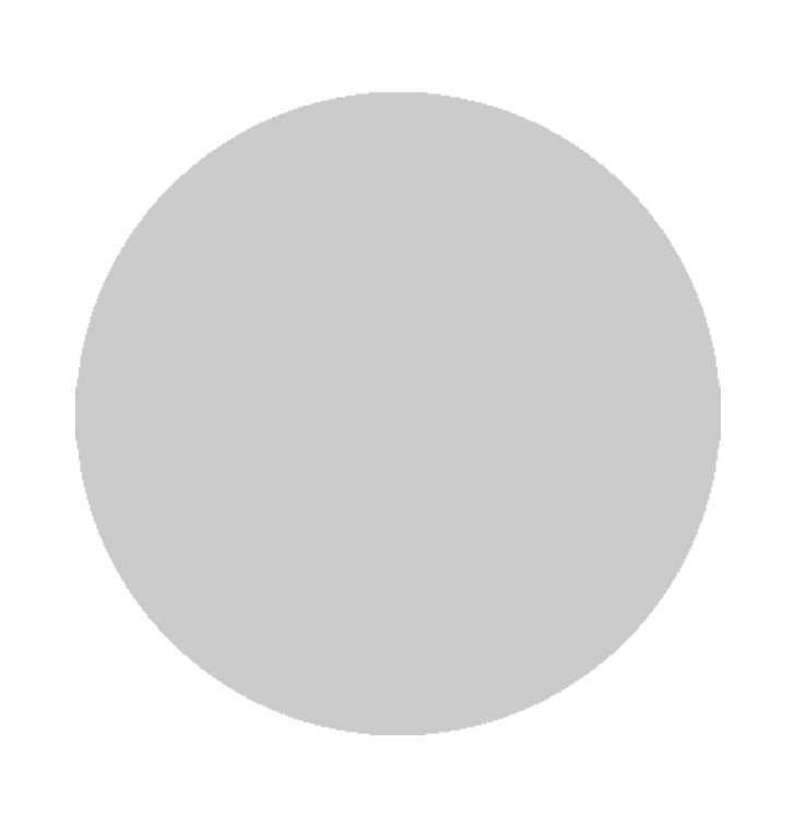 Aluminium-Emblem - 50 mm / Silber/Alu