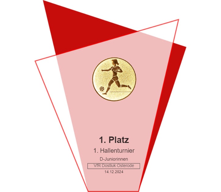Glas Pokal Blau GL.051-L oder Rot GL.052-L - Rot / 21.5 cm / Laser-Gravur