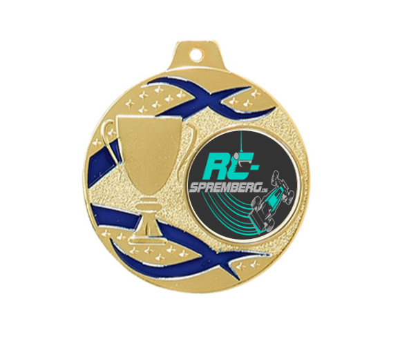 Medaille 079  Ø 50 mm - Gold / 50mm