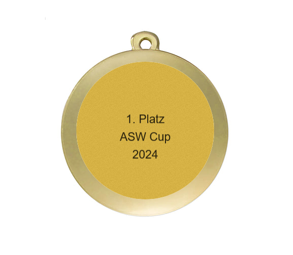 Medaille Fußball ME.047 - Ø 50mm - Gold / 50 mm