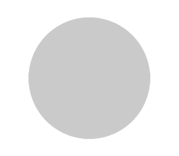 Aluminium-Emblem - 50 mm / Silber/Alu
