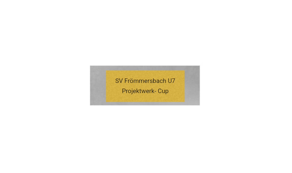 Fußball Pokal FG401 - Silber Mehrfarbig / 24 cm