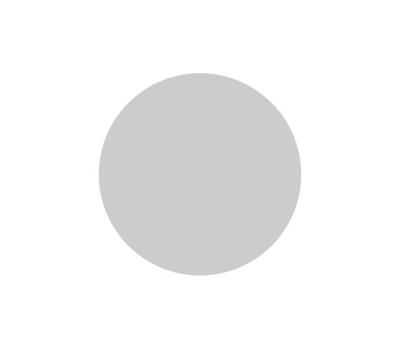 Aluminium-Emblem - 25 mm / Silber/Alu