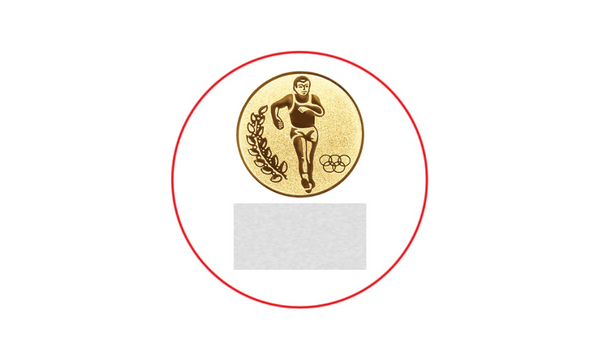 Holz Medaille "rund" aus Eiche - Eiche-Furnierholz / 55 mm / Laser-Gravur