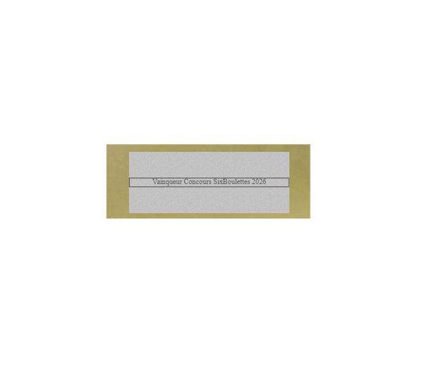 Glas Pokal Petanque Mann FG027 - 19 cm / Transparent Schwarz