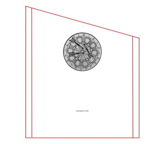 Jade-Glas Trophäe Blau 6768 -L - Klar Blau / 20 cm / Laser-Gravur