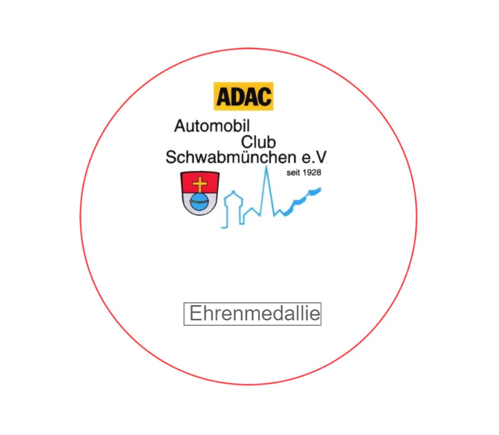 Glasmedaille 84265.99 Ø 70mm - Glas Transparent / 70 mm / Farbdruck