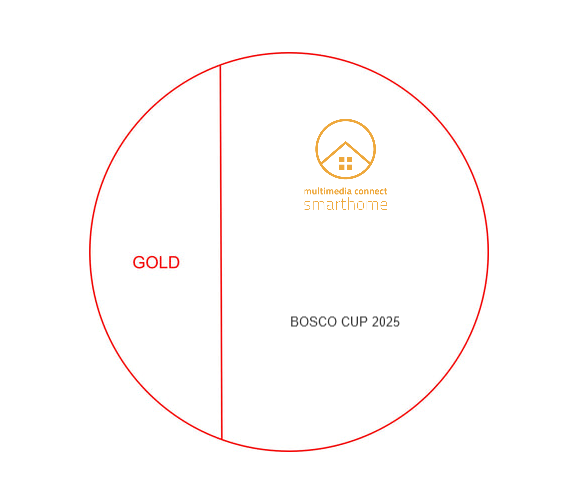 Glas Pokal 171-5 Lasergravur - Gold / 21 cm / Laser-Gravur
