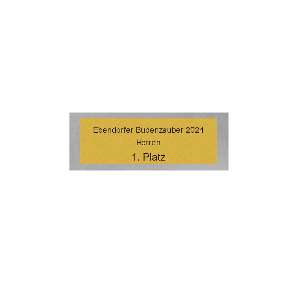 Fußball Pokal 3735x - Silber Gold / 30 cm