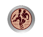 Fußballpokal 3949 - 11,5 cm / Silber Gold