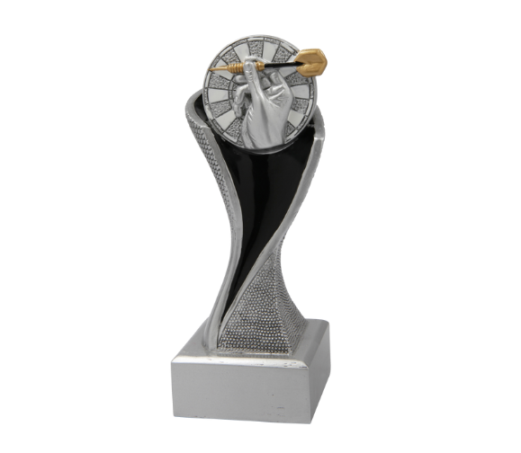 Dart Pokal FG4121 - 14.5 cm / Silber Mehrfarbig