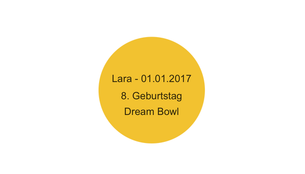 Medaille Bowling MC61G Ø 50mm - Gold/Bunt / 50 mm