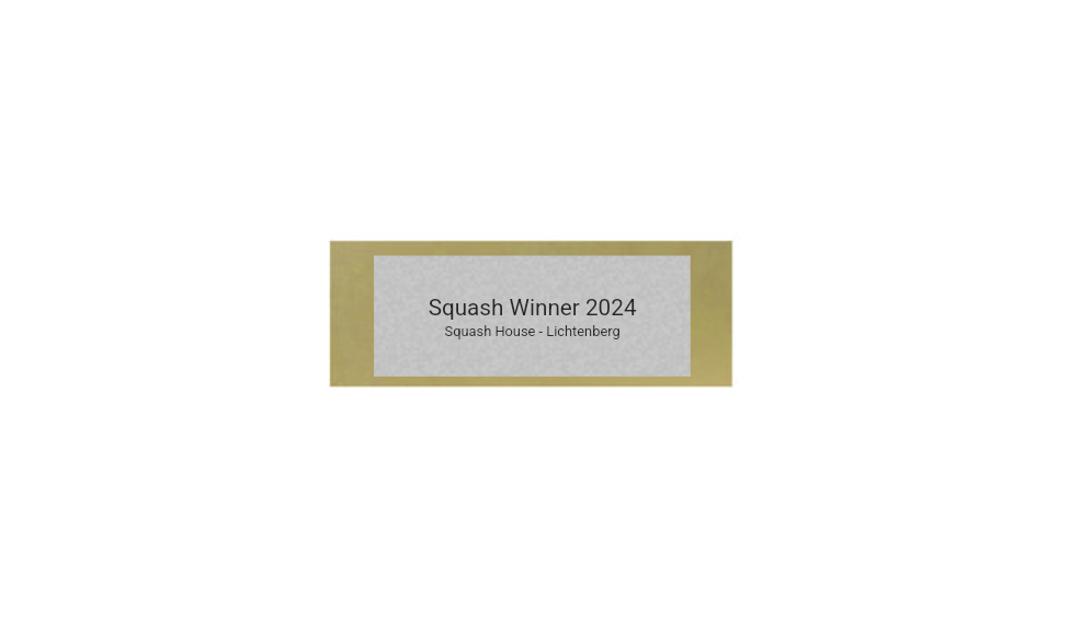 Glas Pokal Paddle-Squash FG098 - 19 cm / Transparent Schwarz