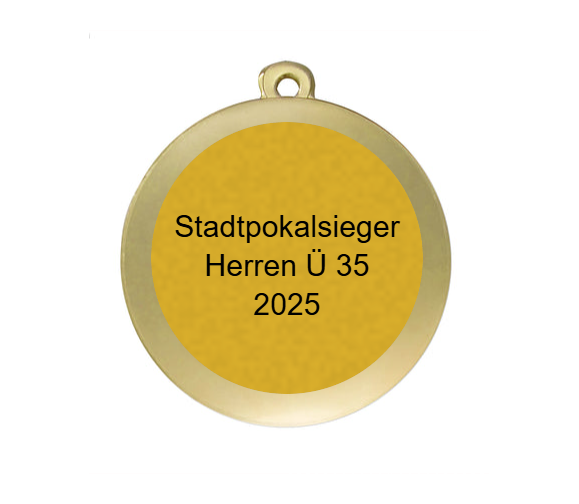 Medaille Fußball BS.ME75 50 mm - Gold / 50 mm