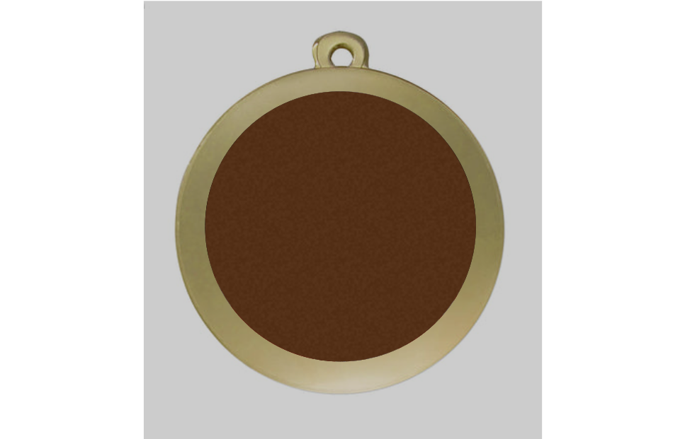 Karnevals Medaille D112K  Ø 50mm - Gold / 50 mm
