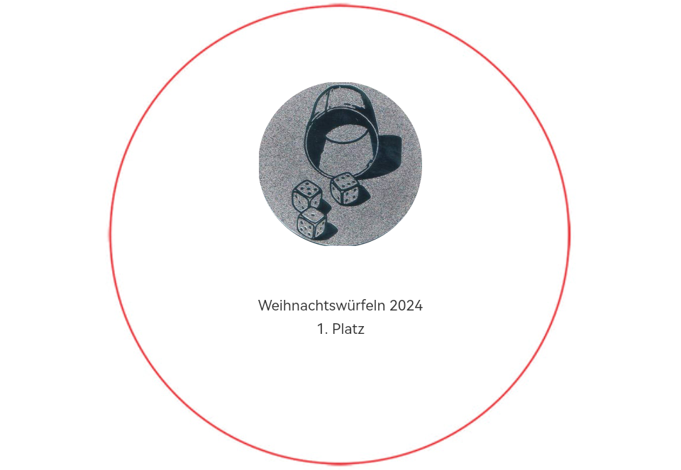 Holzmedaille aus Birke MN70 - Birke natur / 90/100mm / Laser-Gravur