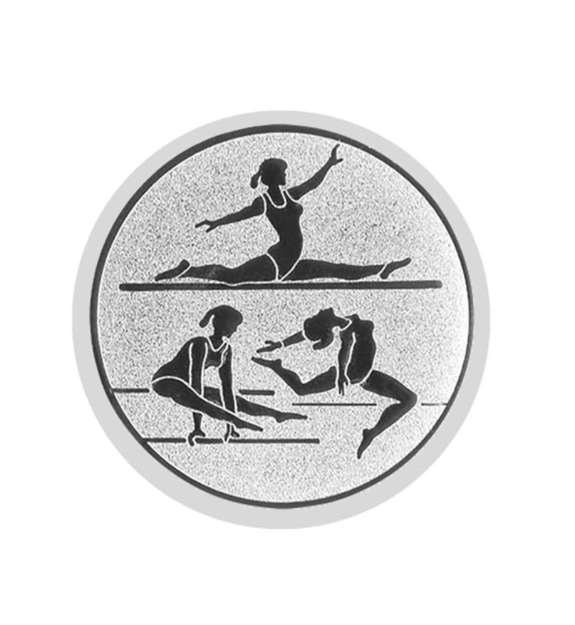 Glastrophäe 136-2 Schild & Emblem - Bunt / 18 cm