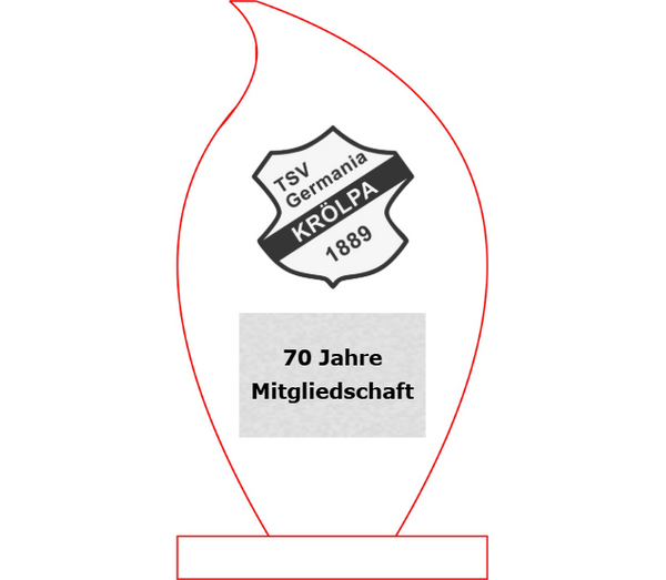 Glas Award 6552-L - Glas Transparent / 22 cm / Laser-Gravur