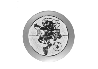 Glastrophäe 136-4 Schild & Emblem - 15 cm / Blau