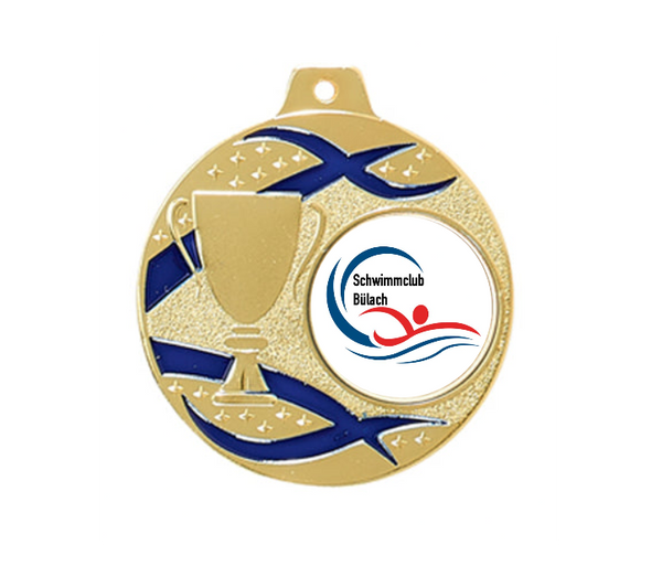 Medaille 079  Ø 50 mm - Gold / 50mm
