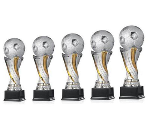 Fußball Pokal 85-3 - Silber Gold / 28 cm