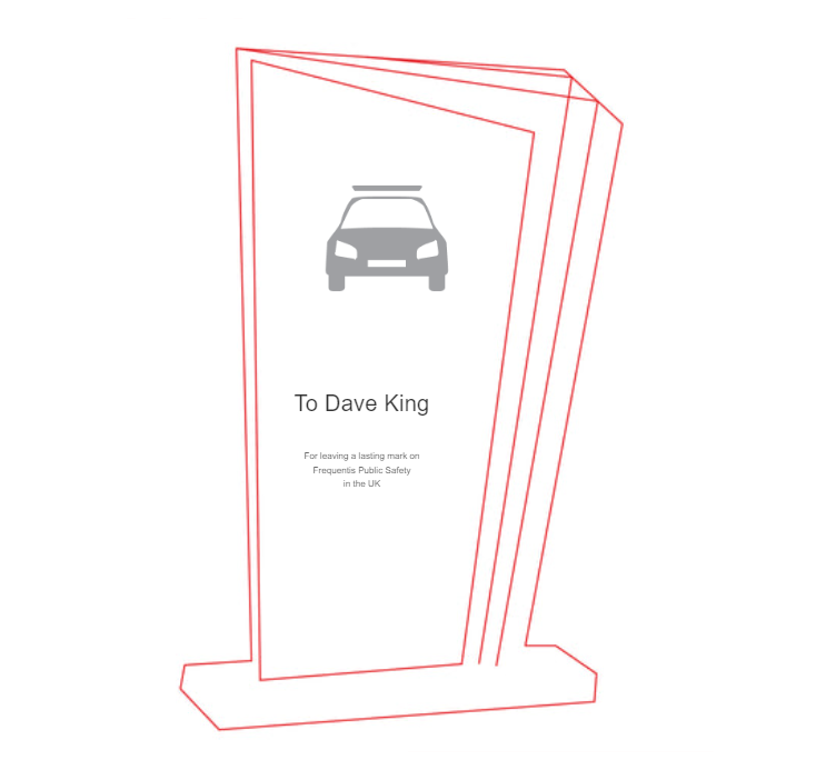 Glas Pokal 172-4 Lasergravur - 23 cm Gold / Laser-Gravur