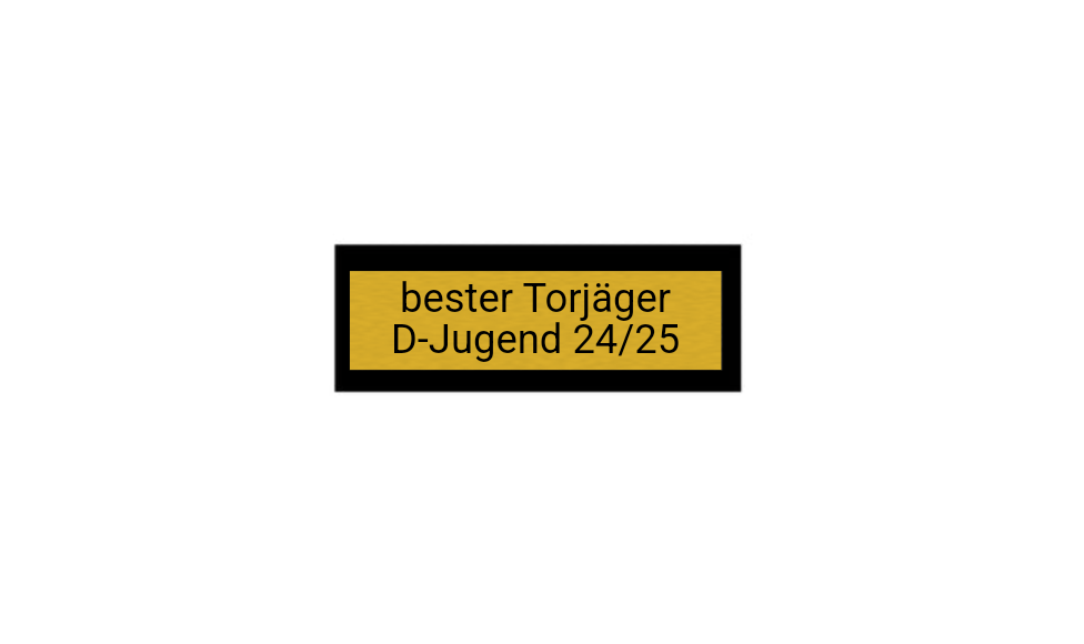 Fußballfigur Kicker P20 - Silber / Schwarz / 15 cm / SM