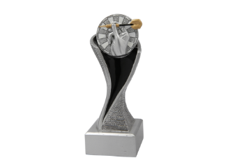 Dart Pokal FG4121 - 14.5 cm / Silber Mehrfarbig