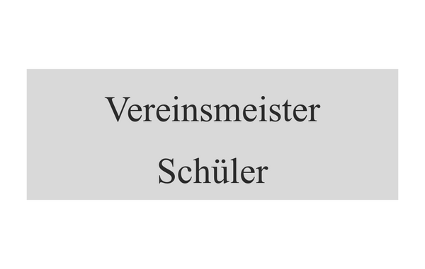 Gravurschild Silber selbstklebend - Silber / 70 x 25 mm