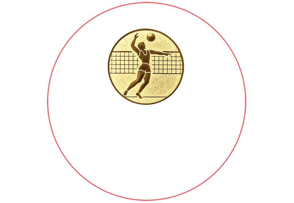 Glasmedaille CM002 Ø 80mm - Glas Transparent / Ø 80 mm / Lasergravur