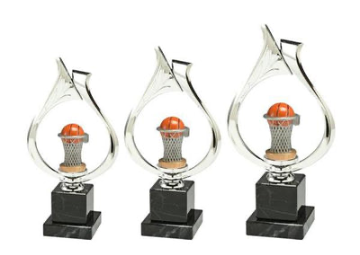 Pokalserie X161 Basketball - Silber Mehrfarbig / 26.5 cm