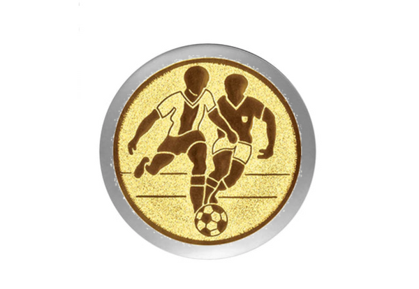 Mädchen Fussball Trophäe 37824 - Silber / 8x11 cm