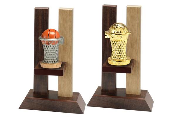 Holz Trophäe Basketball P029