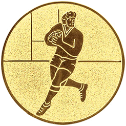 Emblem Rugby (25mm Gold)