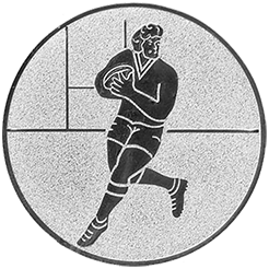 Emblem Rugby (25mm Bronze)