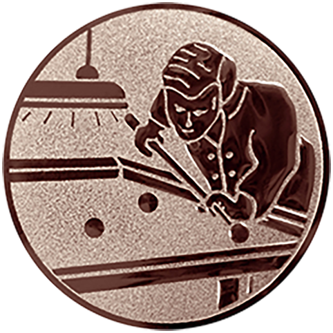 Emblem Billard (50mm Bronze)