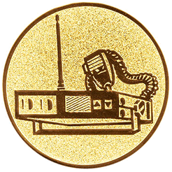 Emblem CB Funk (25mm Gold)