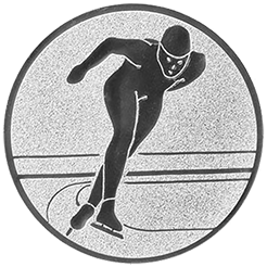 Emblem Eisschnelllauf (25mm Slber)