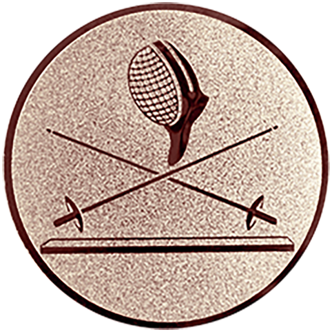 Emblem Fechten (50mm Bronze)