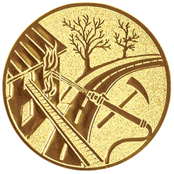 Emblem Feuerwehr (25mm Gold)