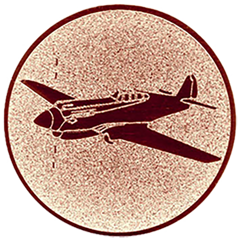 Emblem Flugsport (50mm Bronze)