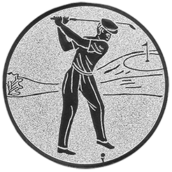 Emblem Golf (25mm Siber)