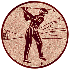 Emblem Golf (25mm Bronze)