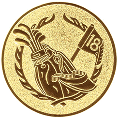 Emblem Golf (25mm Gold)