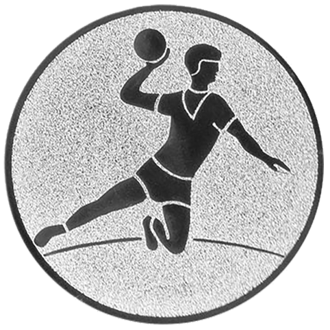 Emblem  Handball Herren (50mm Silber)