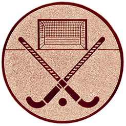 Emblem Feld Hockey (25mm Bronze)