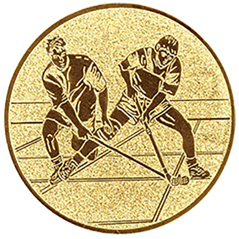 Emblem Hockey Indoor (50mm Gold)