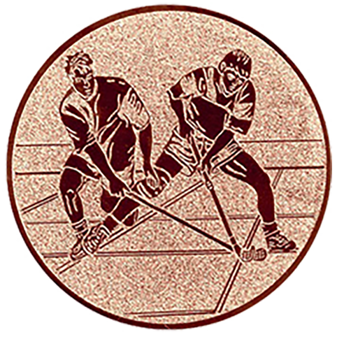 Emblem Hockey Indoor (50mm Bronze)